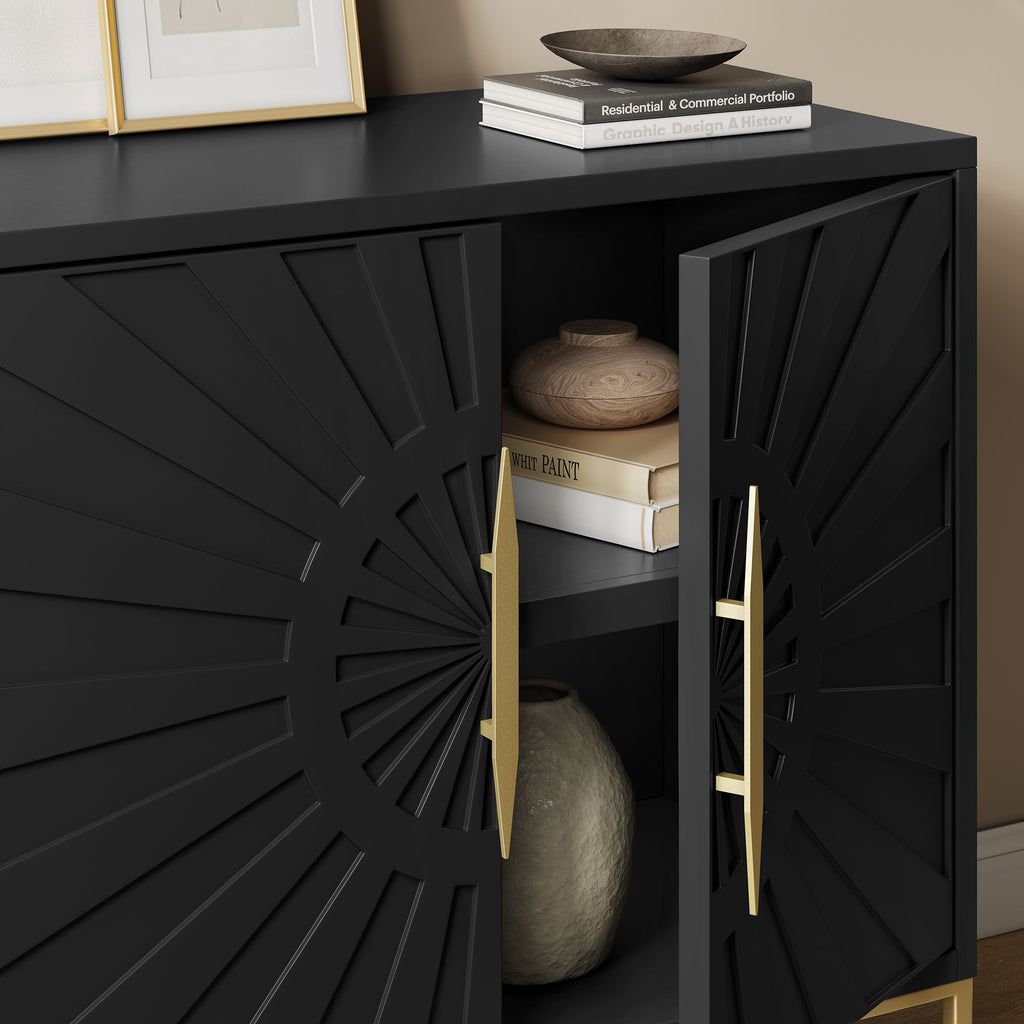 Awaken 35" Accent Cabinet - Black
