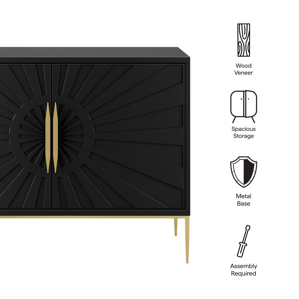 Awaken 47" Accent Cabinet - Black