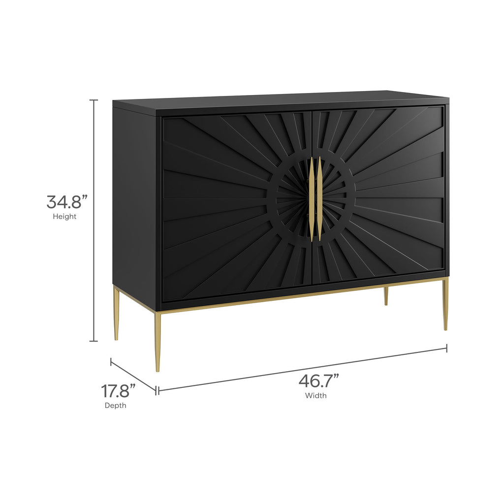 Awaken 47" Accent Cabinet - Black