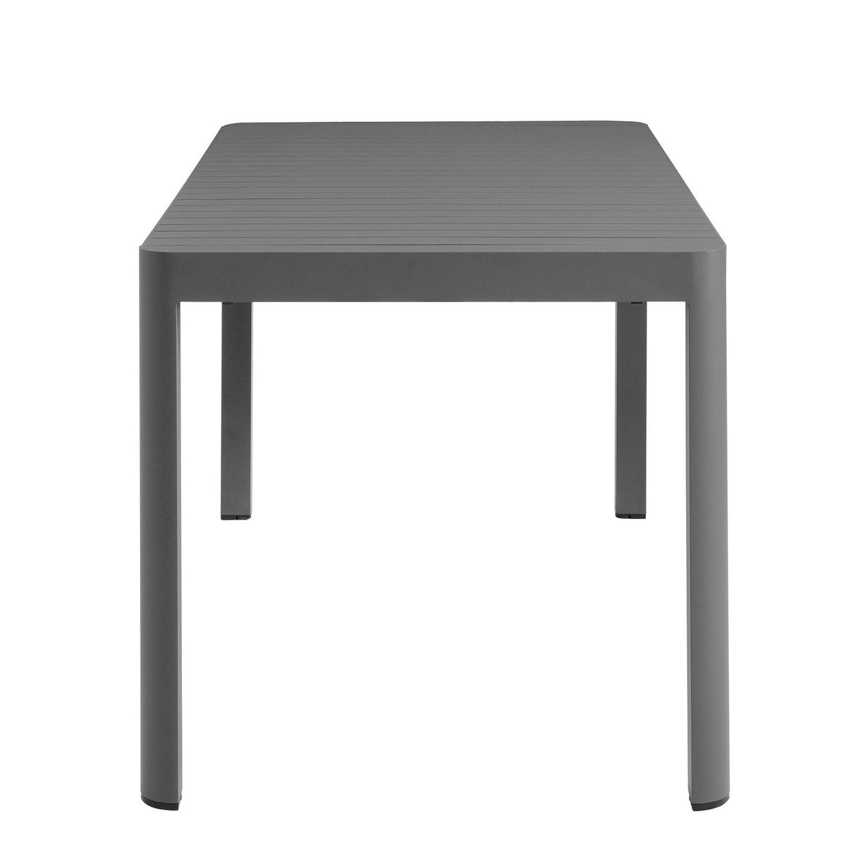 Tahoe Outdoor Patio Aluminum Extendable Dining Table - Gray
