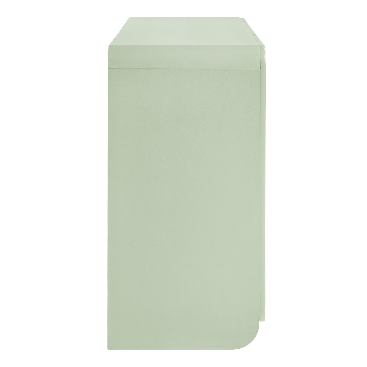 Dahlia Fluted and Scalloped Sideboard Storage Cabinet - Sage