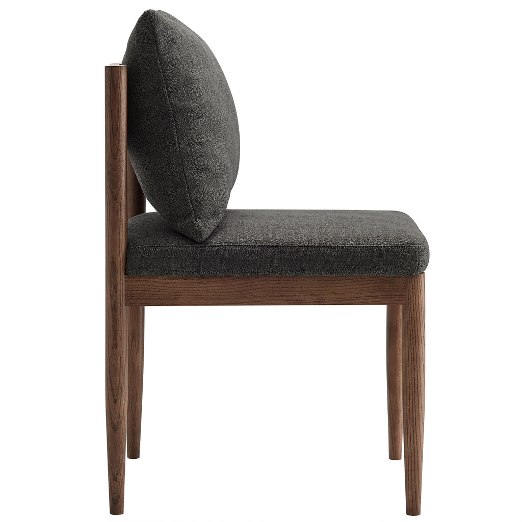Remington Wood Dining Side Chair - Charcoal