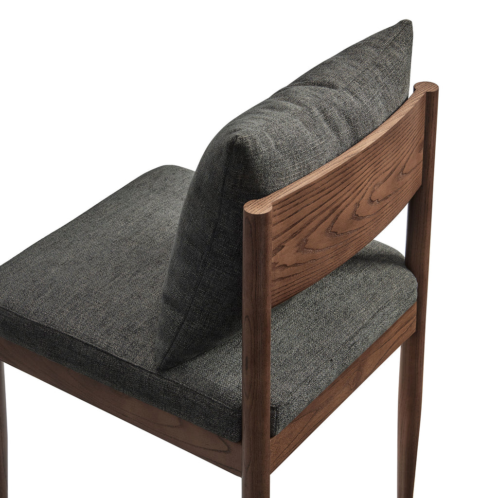 Remington Wood Dining Side Chair - Charcoal