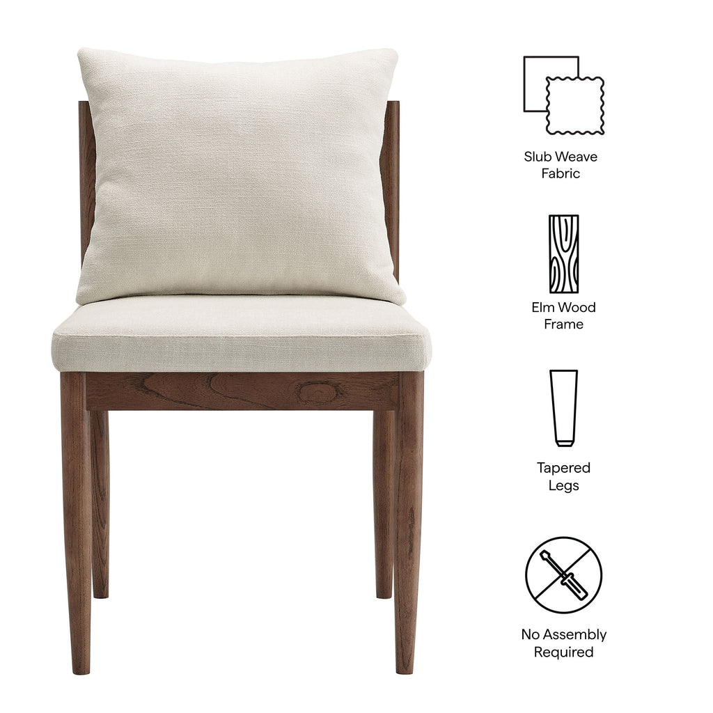 Remington Wood Dining Side Chair - Salt