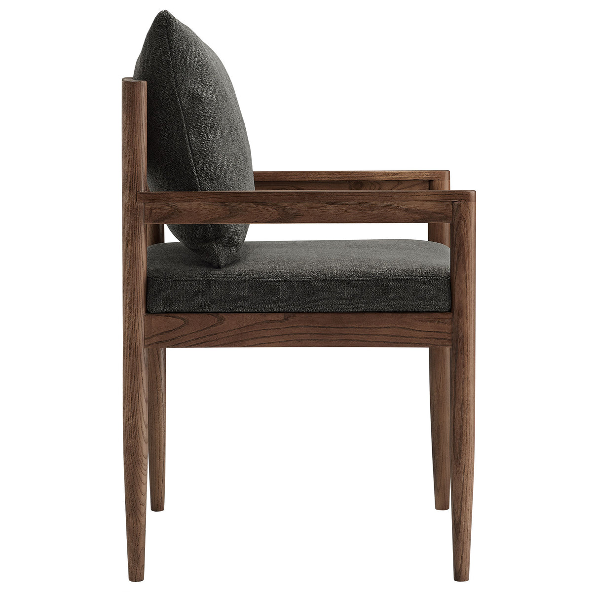Remington Wood Dining Armchair - Charcoal