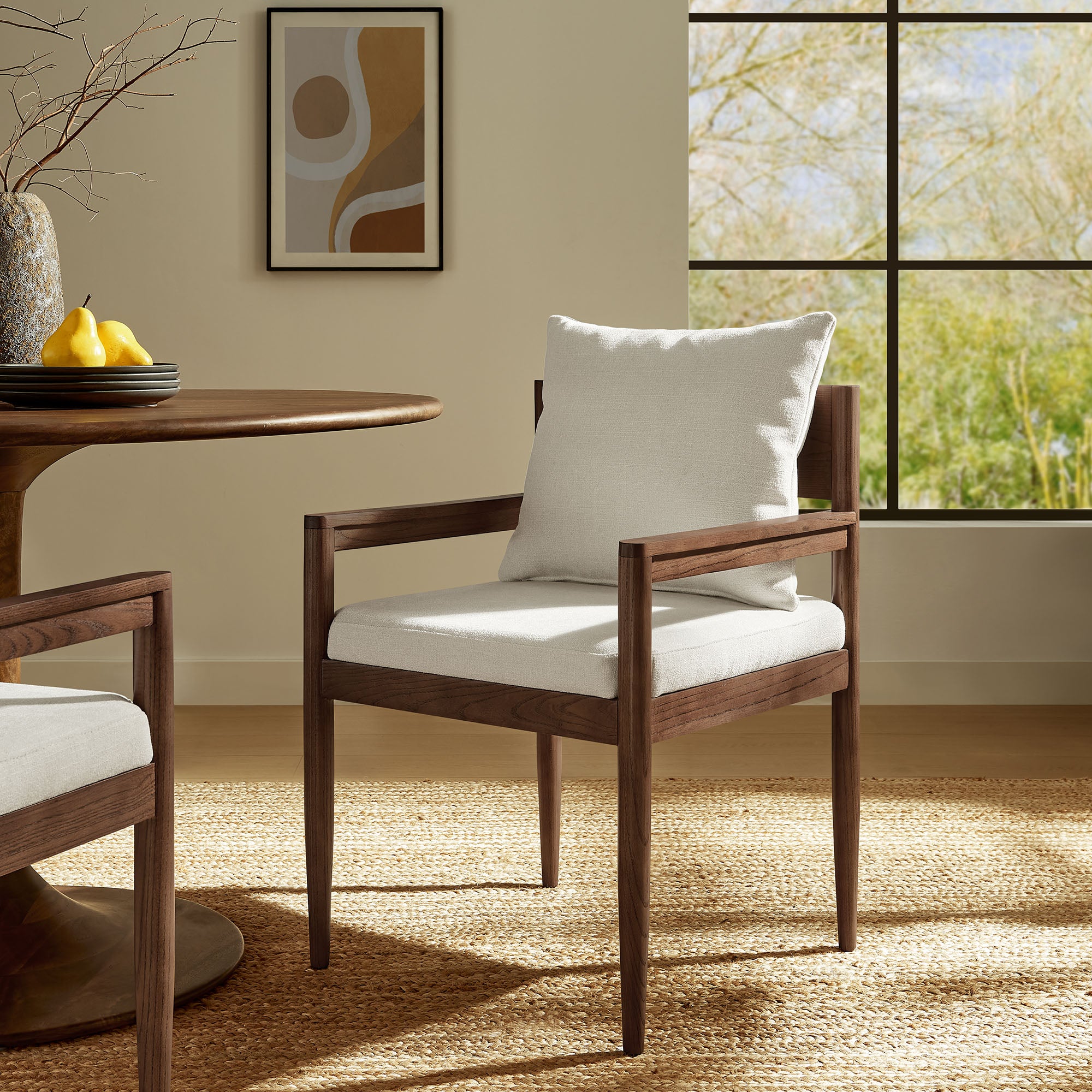 Remington Wood Dining Armchair - Salt