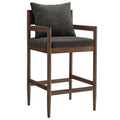 Remington Wood Bar Stool - Charcoal