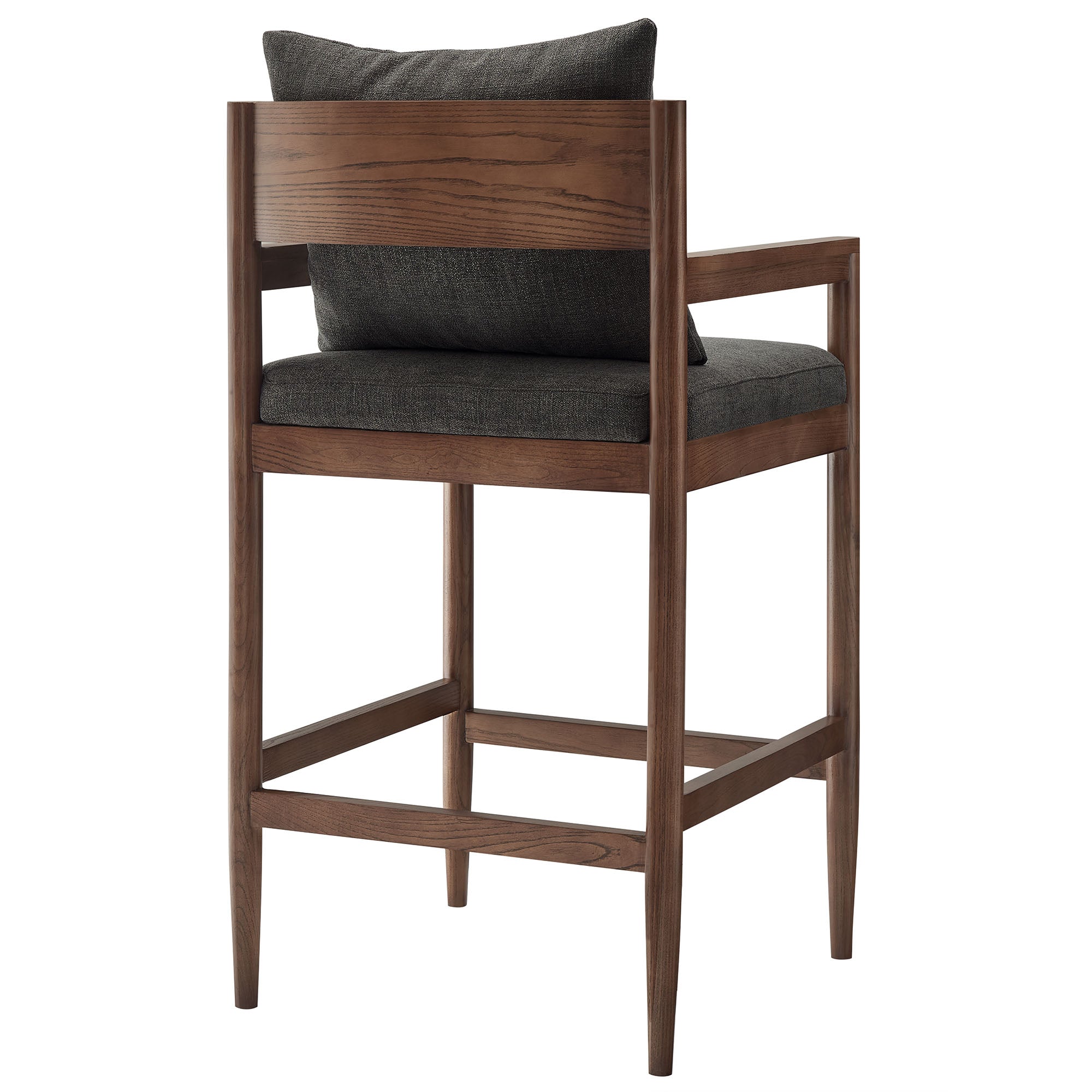 Remington Wood Bar Stool - Charcoal