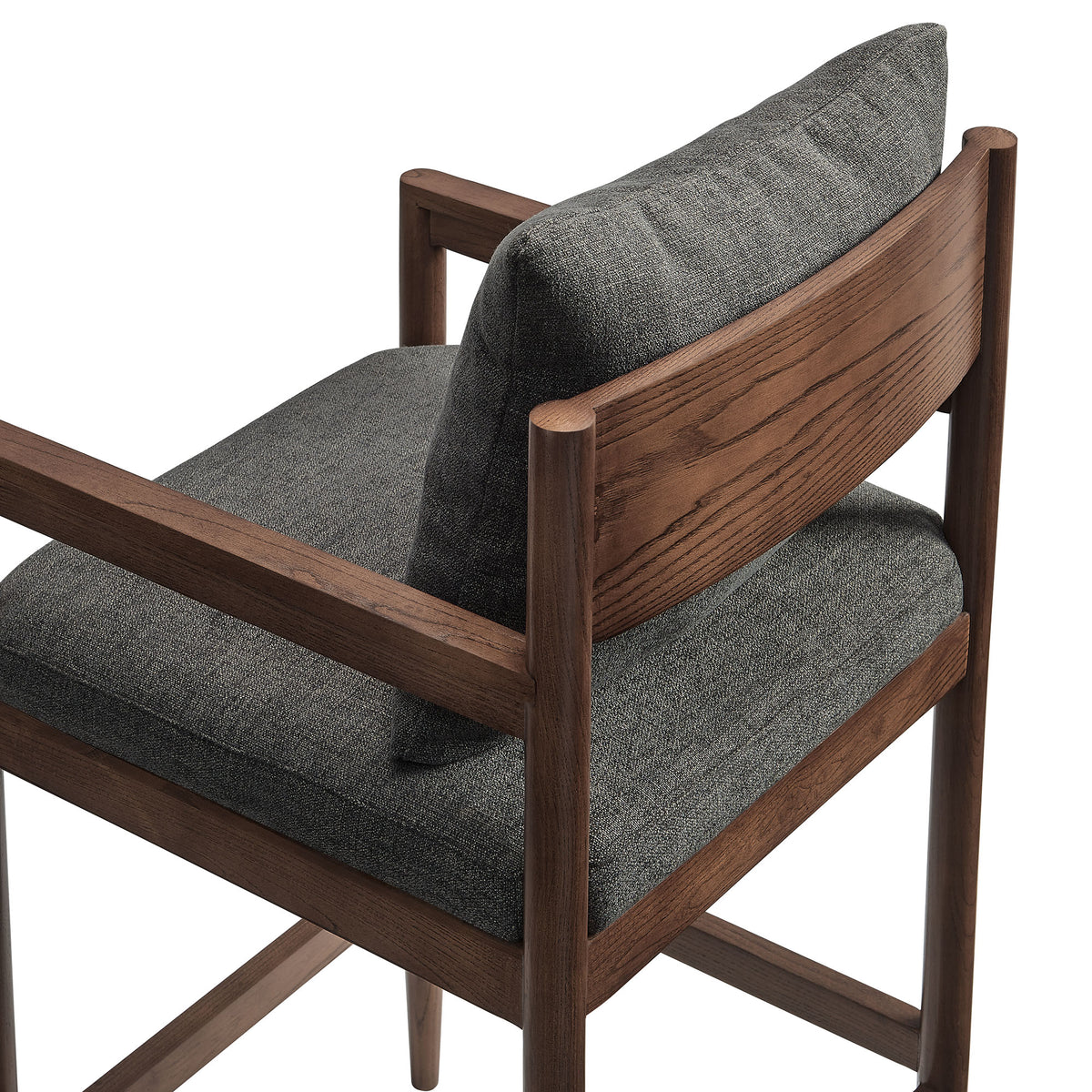 Remington Wood Bar Stool - Charcoal