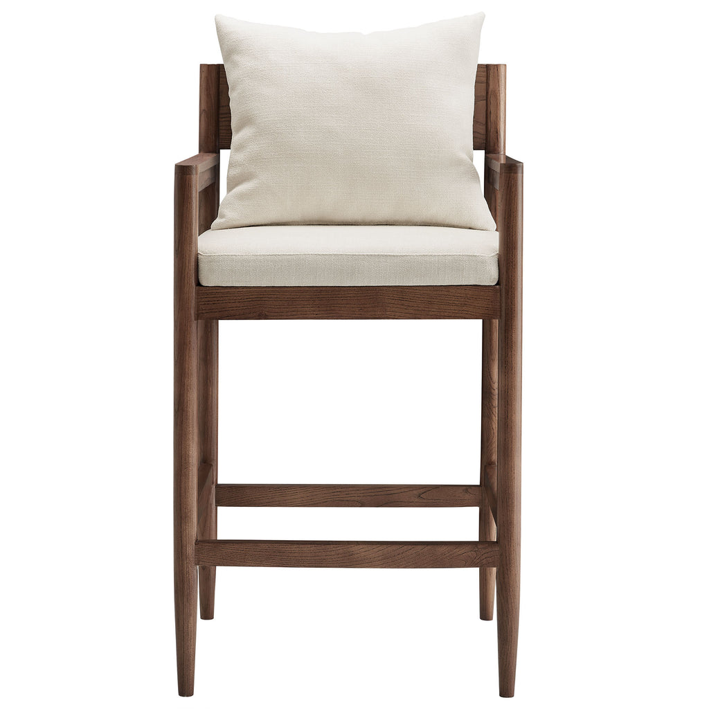 Remington Wood Bar Stool - Salt