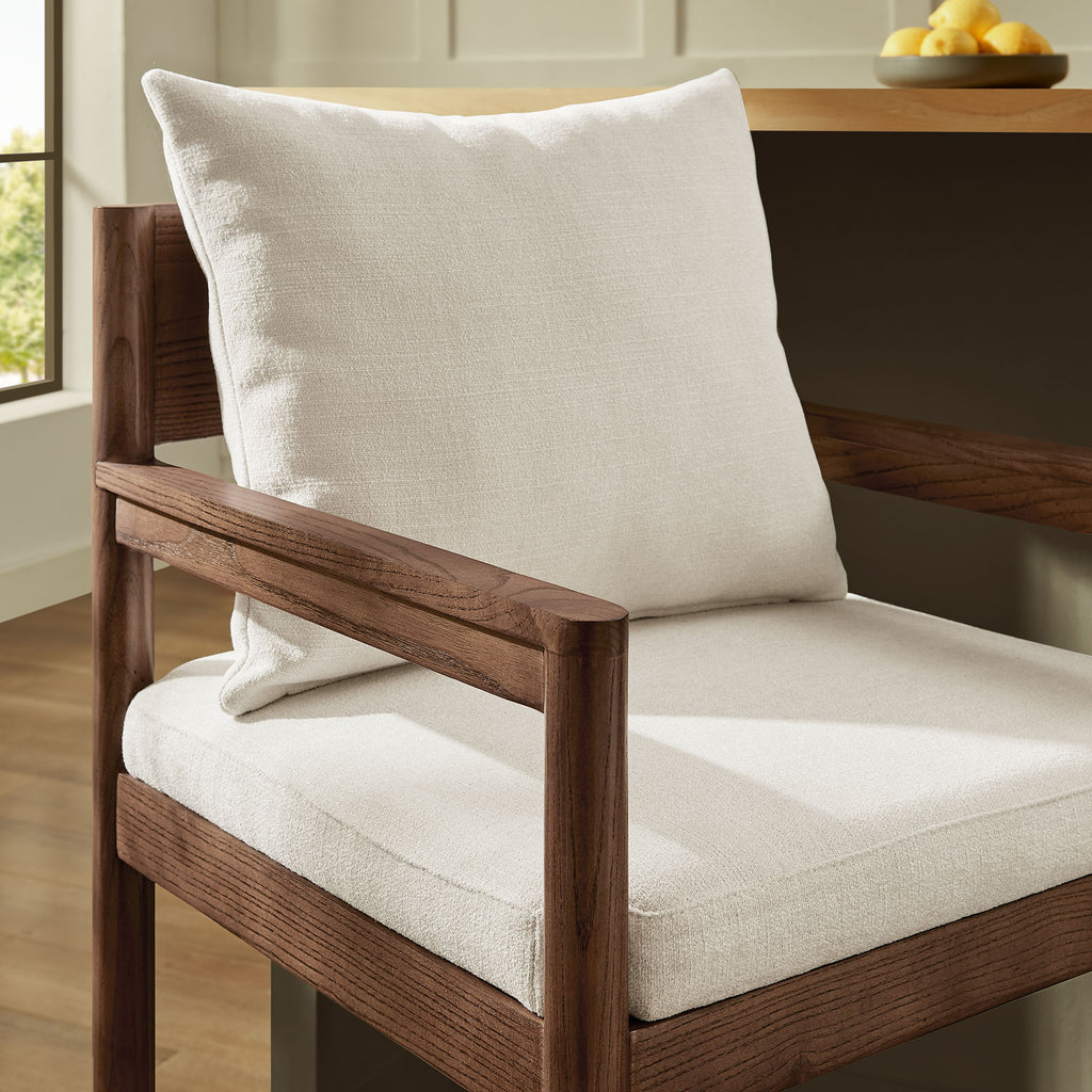 Remington Wood Bar Stool - Salt