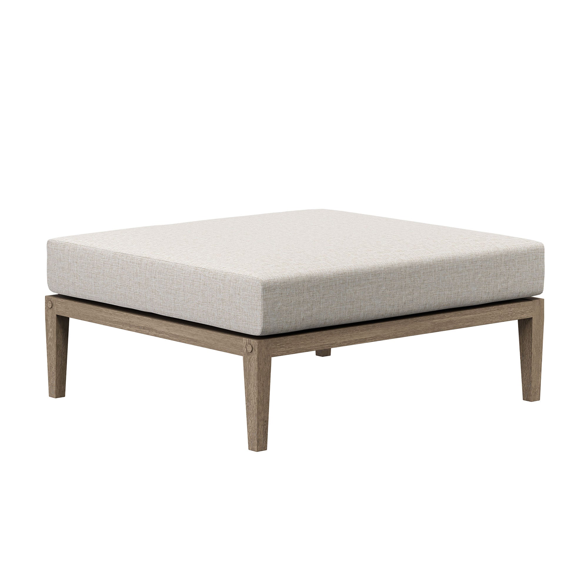 Northlake 5-Piece Outdoor Patio Teak Wood Furniture Set - Weathered Gray Pebble