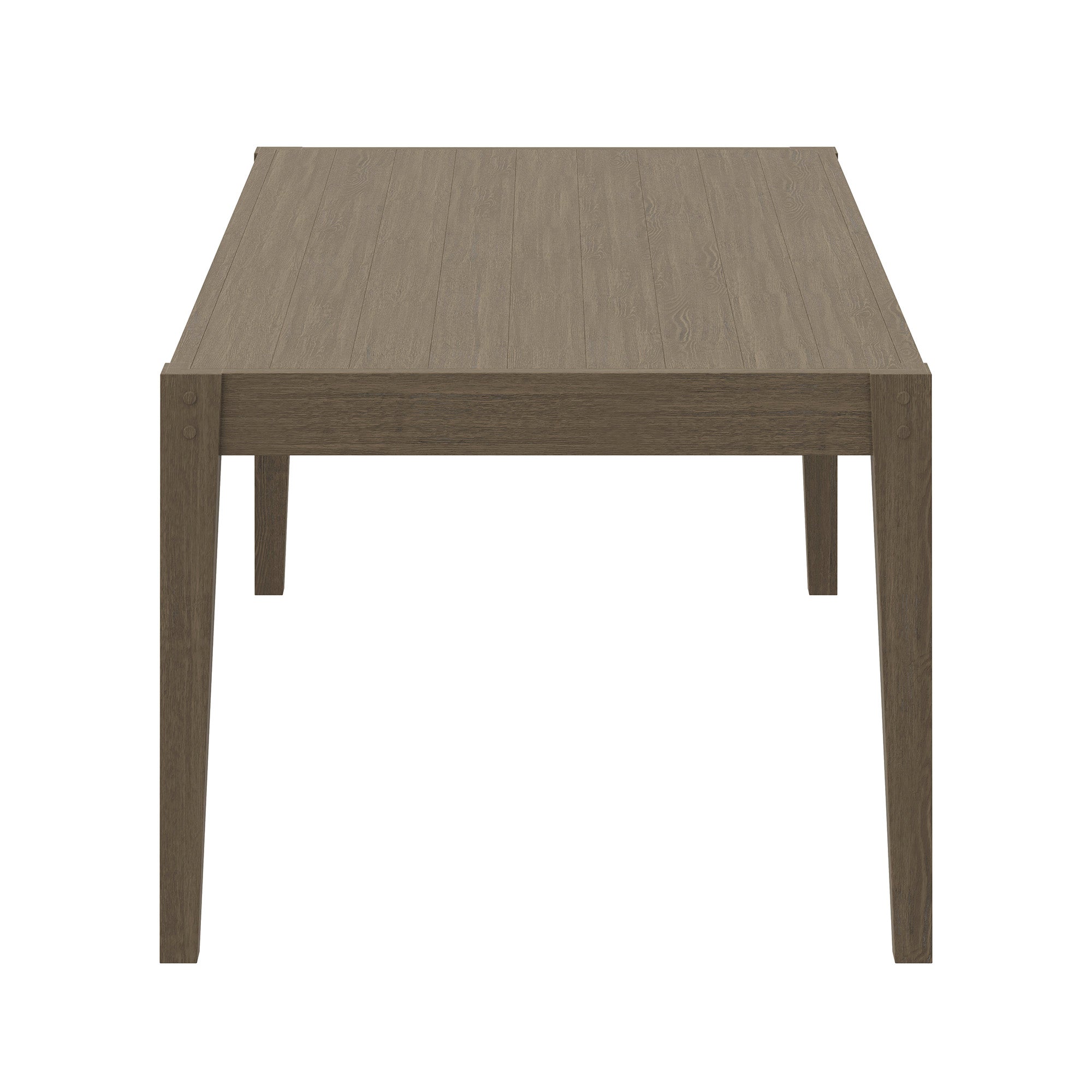 Northlake 9-Piece Outdoor Patio Teak Wood Dining Set - Weathered Gray Flint