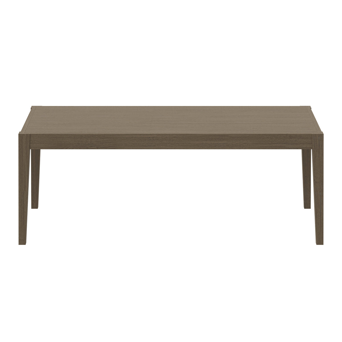 Northlake 83" Rectangular Outdoor Patio Teak Dining Table - Weathered Gray