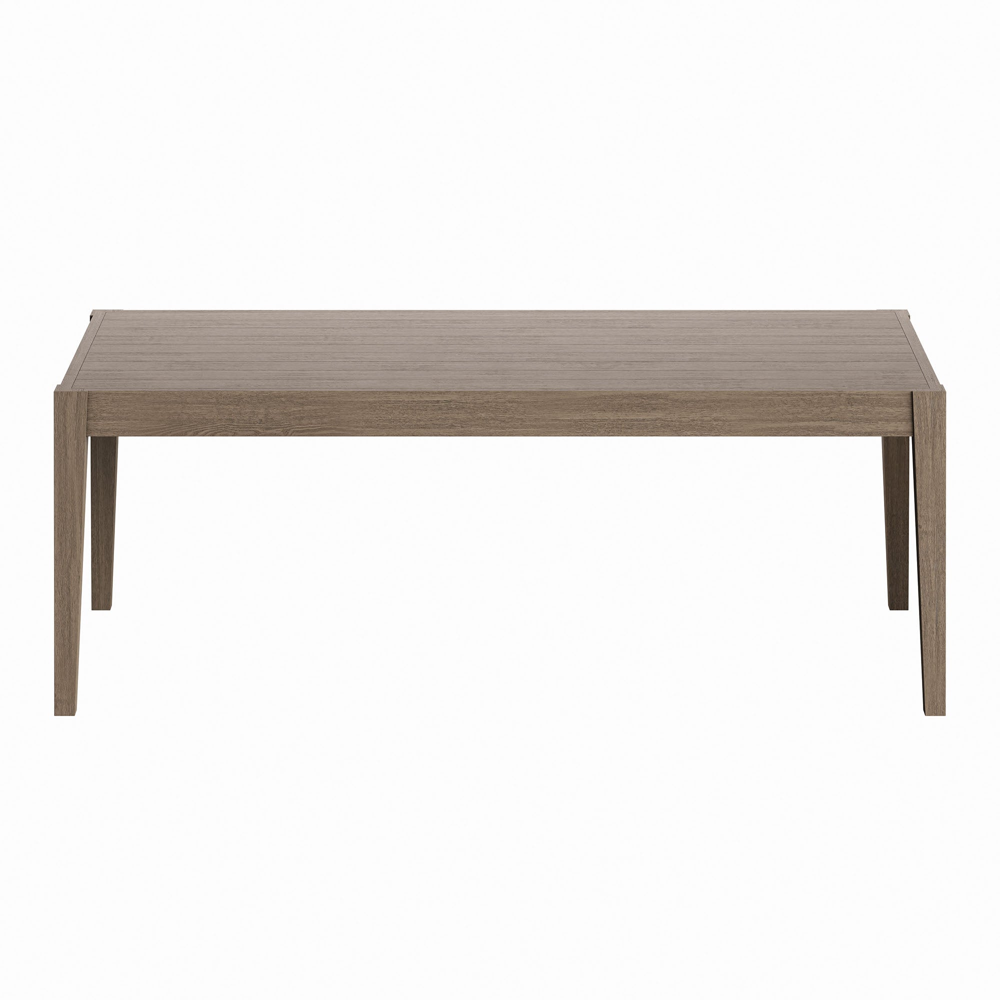 Northlake 7-Piece Outdoor Patio Teak Wood Dining Set - Weathered Gray Flint