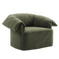 Lark Slipcovered Fabric Oversized Armchair - Sage