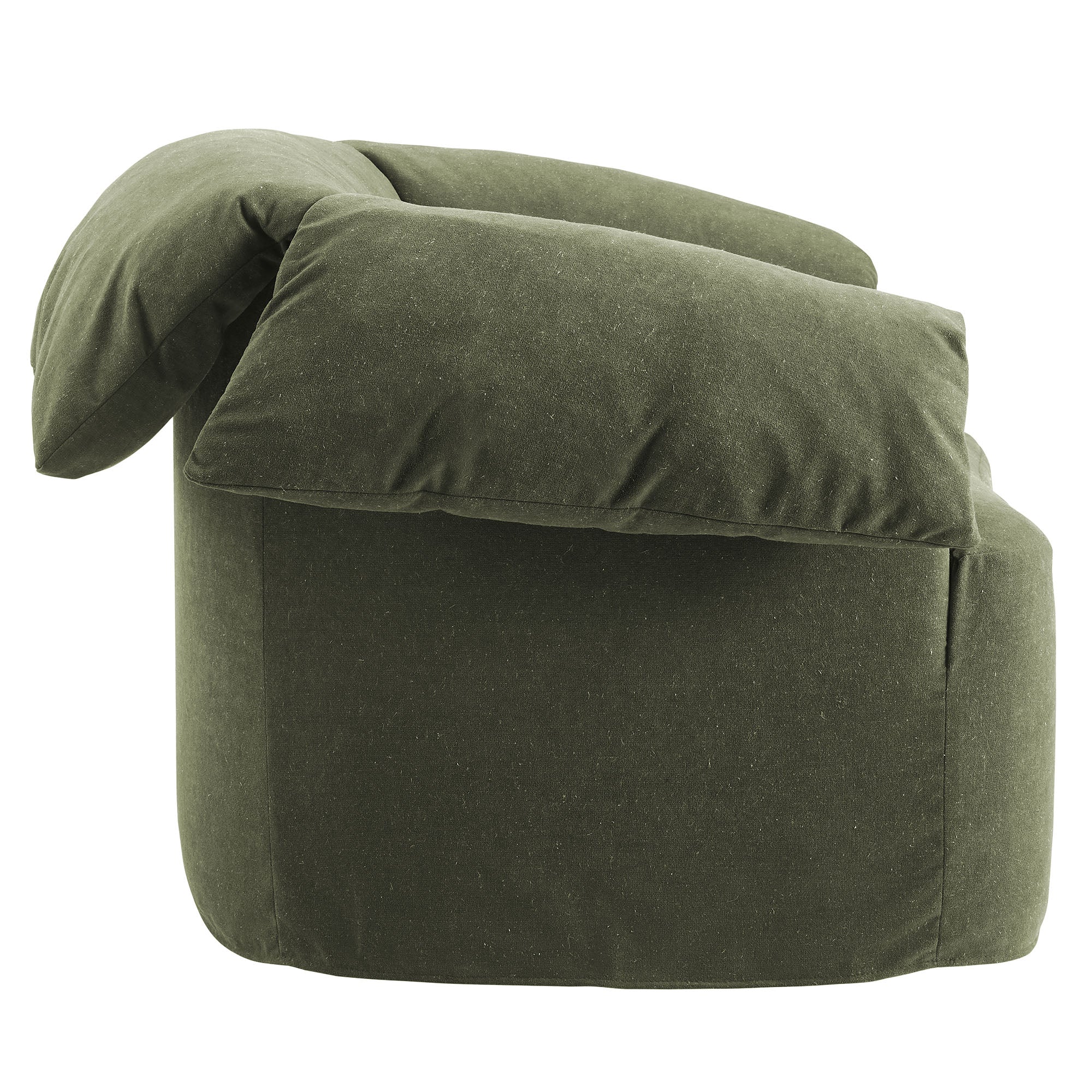 Lark Slipcovered Fabric Oversized Armchair - Sage