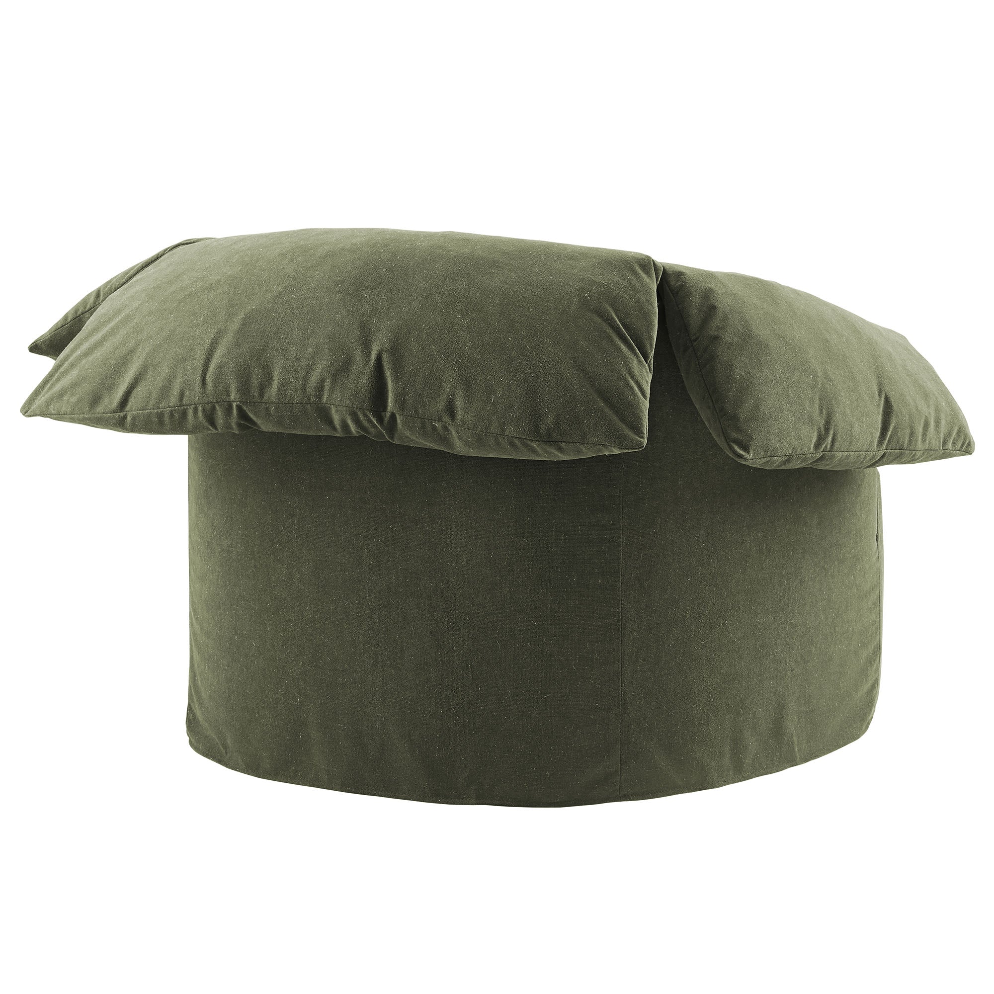 Lark Slipcovered Fabric Oversized Armchair - Sage