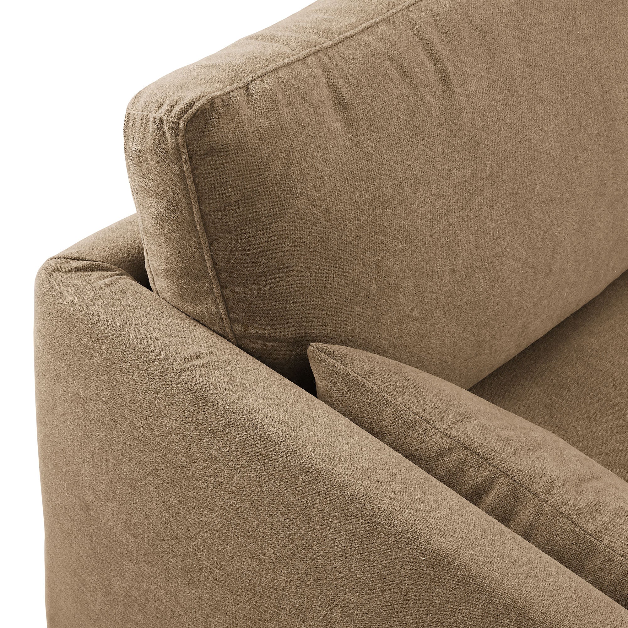 Wellfleet 85" Slipcovered Fabric Sofa - Almond