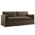 Wellfleet 85" Slipcovered Fabric Sofa - Cocoa