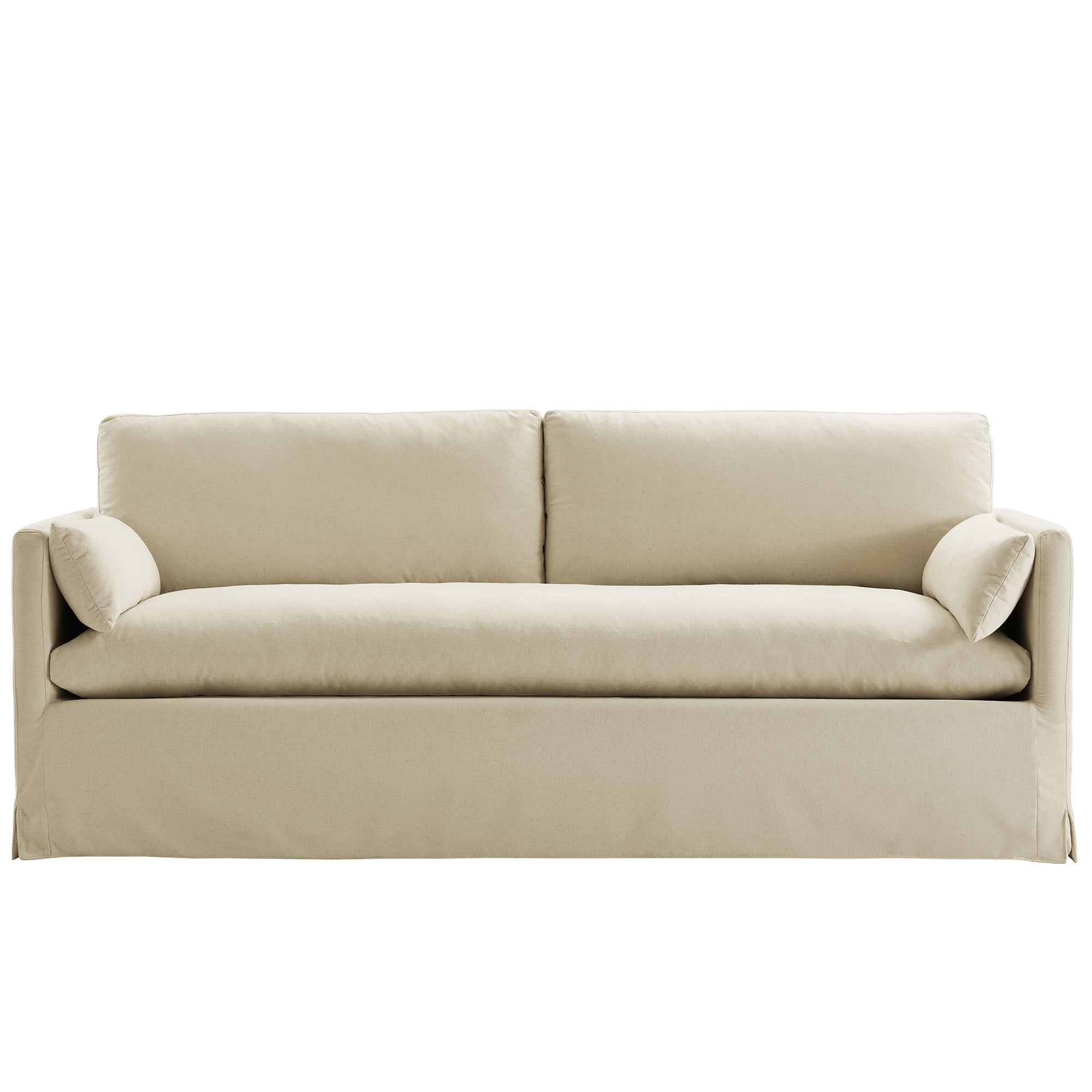 Wellfleet 85" Slipcovered Fabric Sofa - Linen