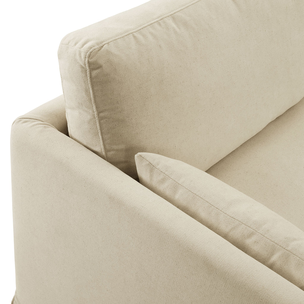 Wellfleet 85" Slipcovered Fabric Sofa - Linen