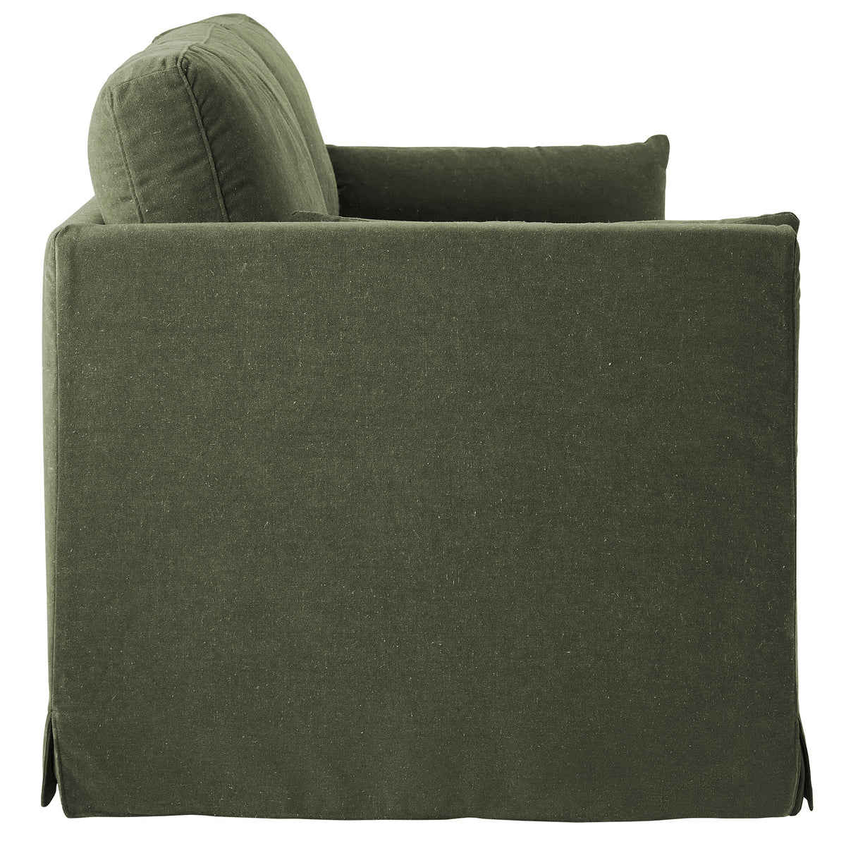 Wellfleet 85" Slipcovered Fabric Sofa - Sage