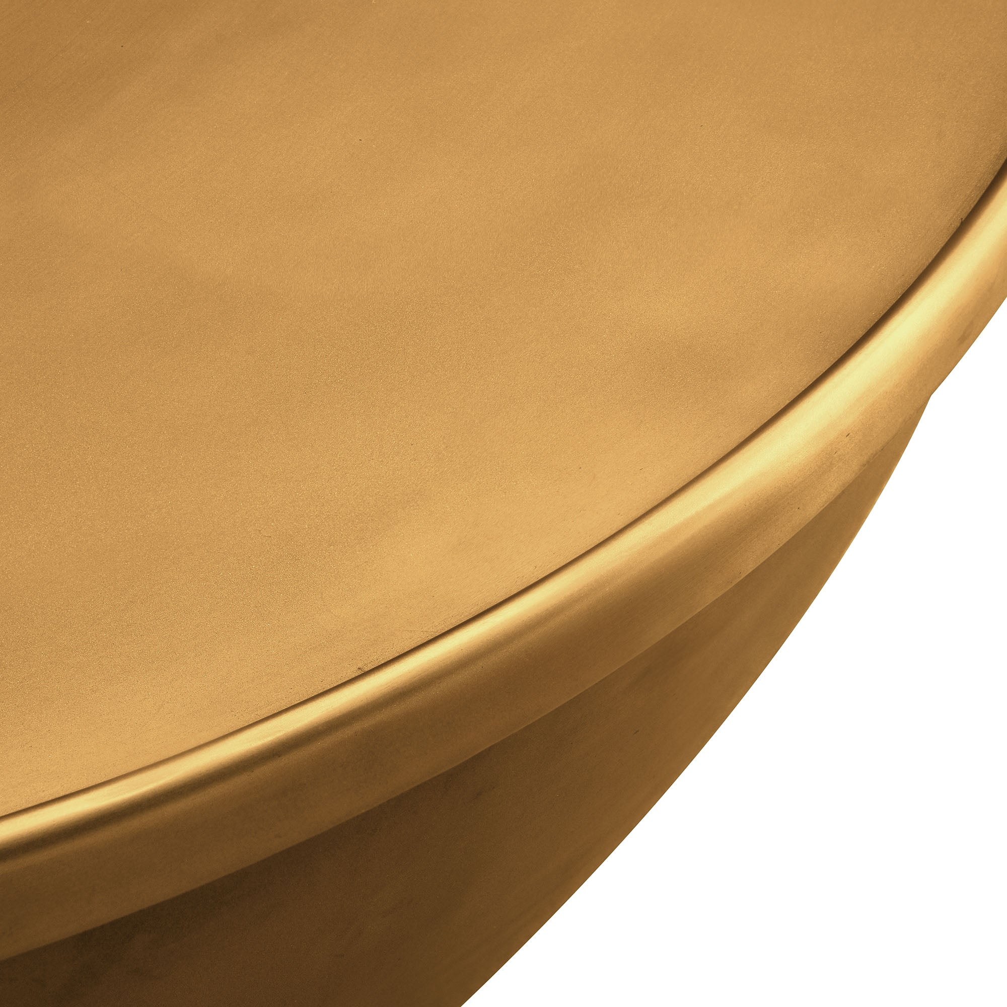 Viora 32 Inch Metal Storage Coffee Table - Burnished Brass