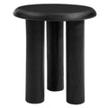 Mavina Mango Wood Side Table - Black