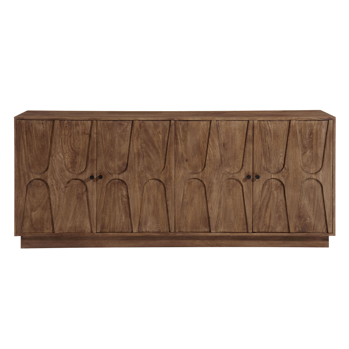 Veda 72" Mango Wood Sideboard Cabinet - Walnut