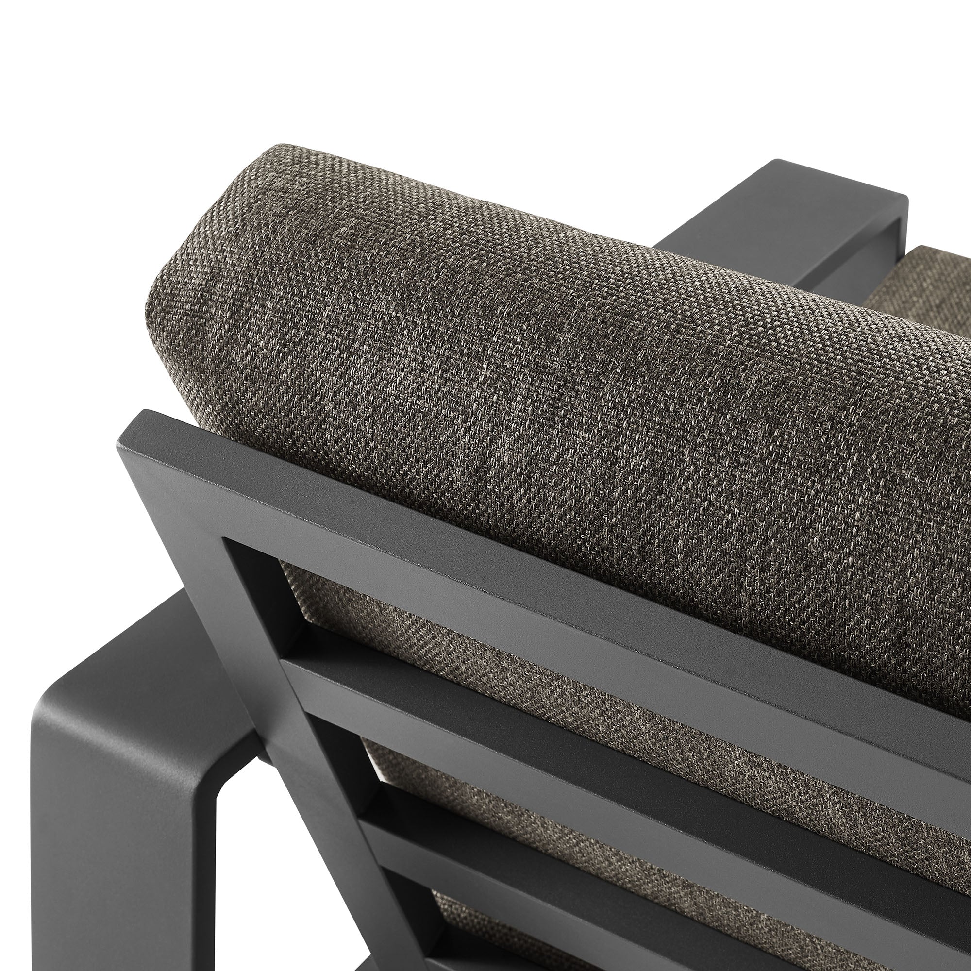 Lirienne Outdoor Patio Aluminum Armchair - Smoke