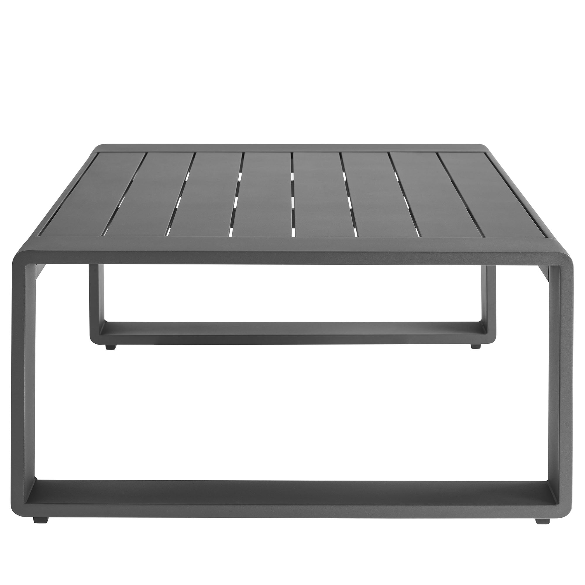 Lirienne 2-Piece Outdoor Patio Aluminum Furniture Set - Light Gray