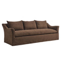 Somerset 92" Linen Blend Slipcovered Sofa - Cocoa