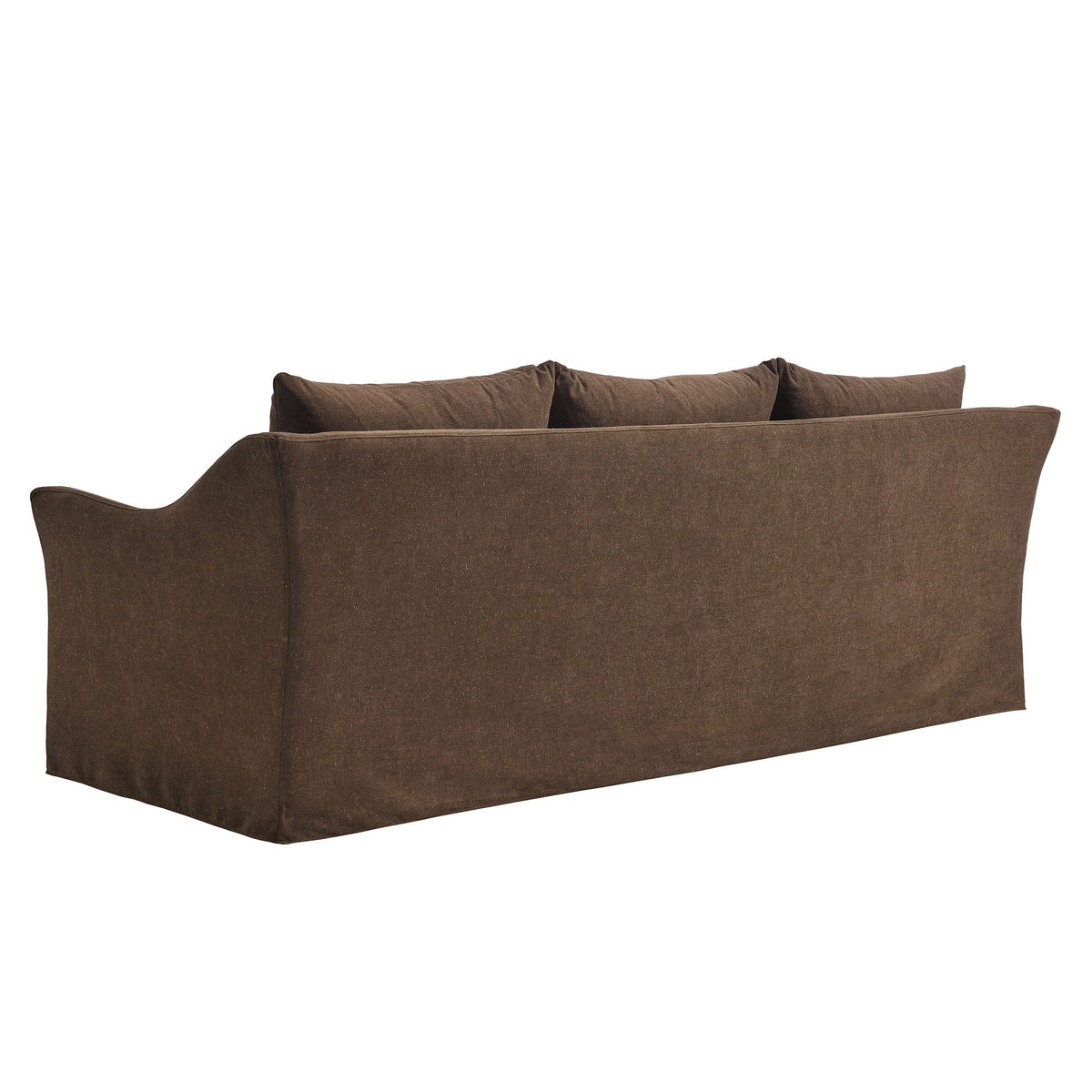 Somerset 92" Linen Blend Slipcovered Sofa - Cocoa