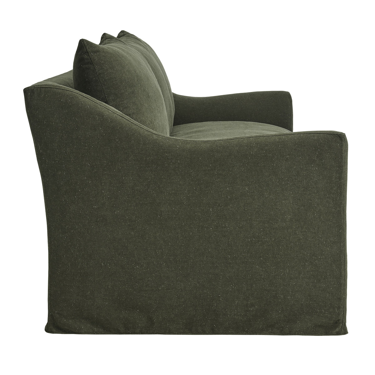 Somerset 92" Linen Blend Slipcovered Sofa - Sage