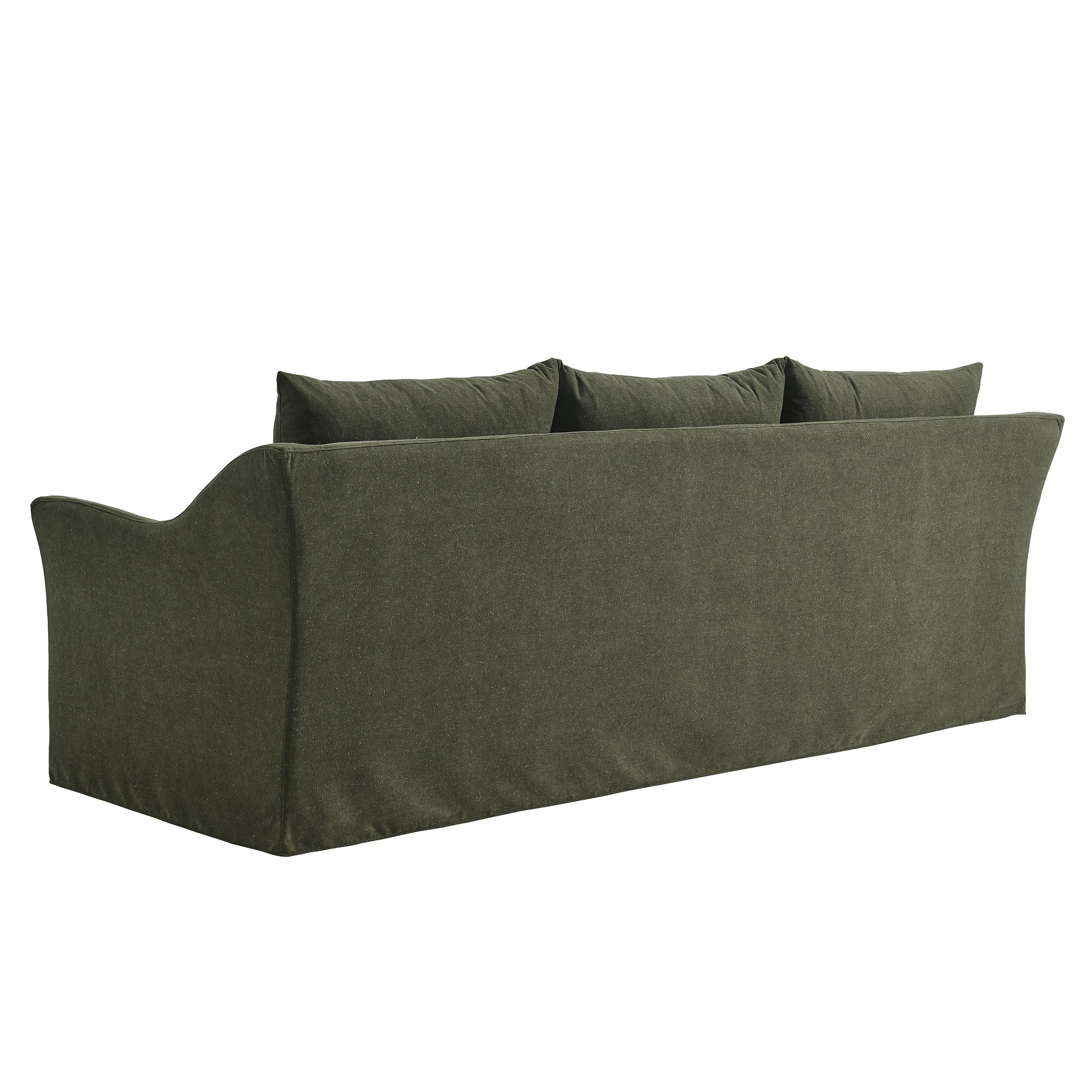 Somerset 92" Linen Blend Slipcovered Sofa - Sage