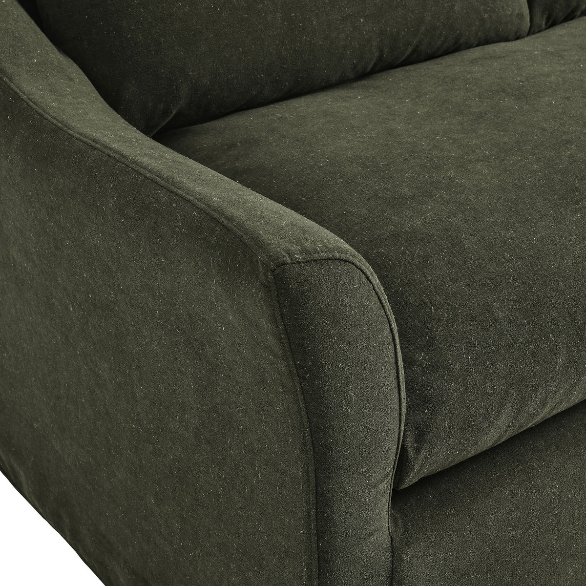 Somerset 92" Linen Blend Slipcovered Sofa - Sage