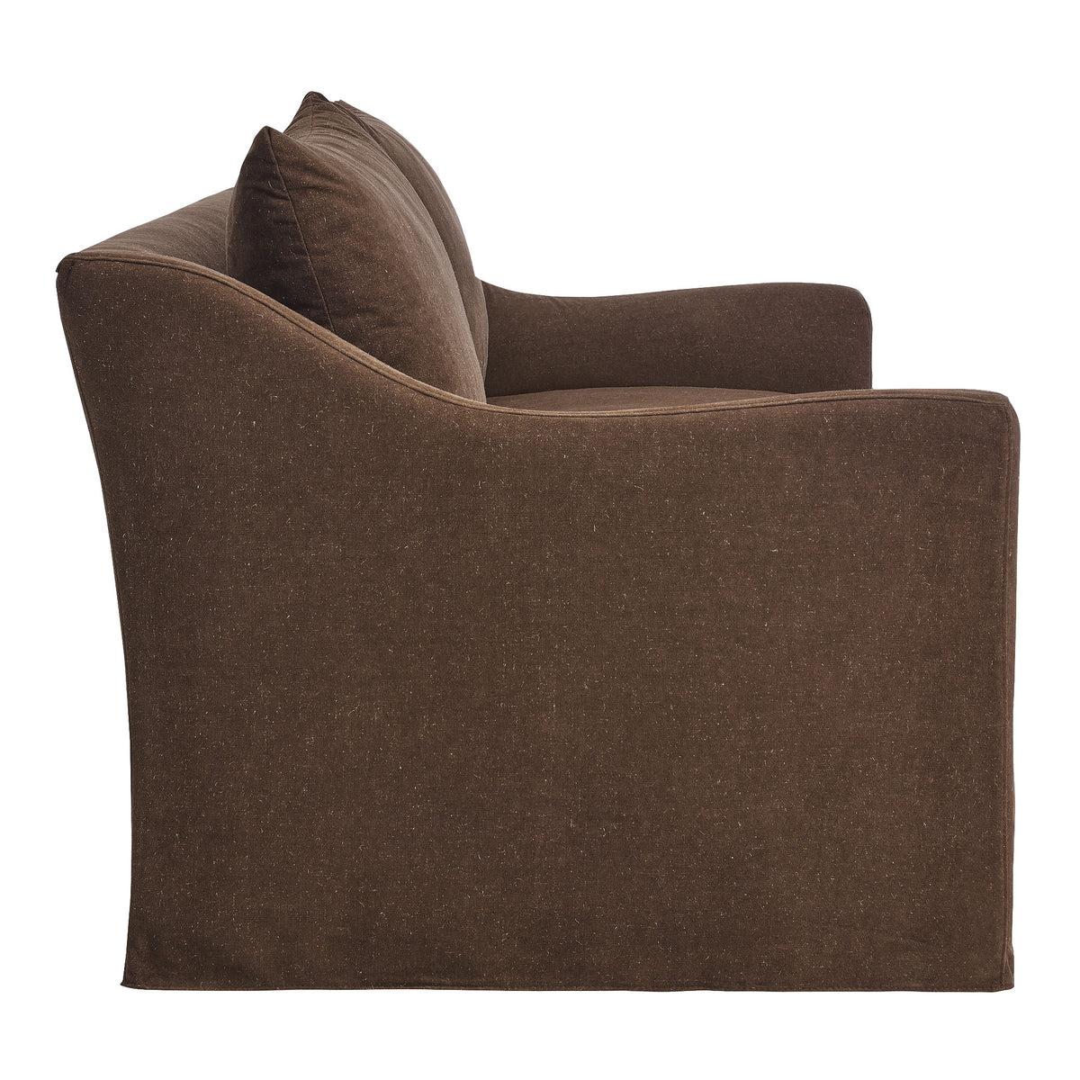Somerset 70" Linen Blend Slipcovered Loveseat - Cocoa