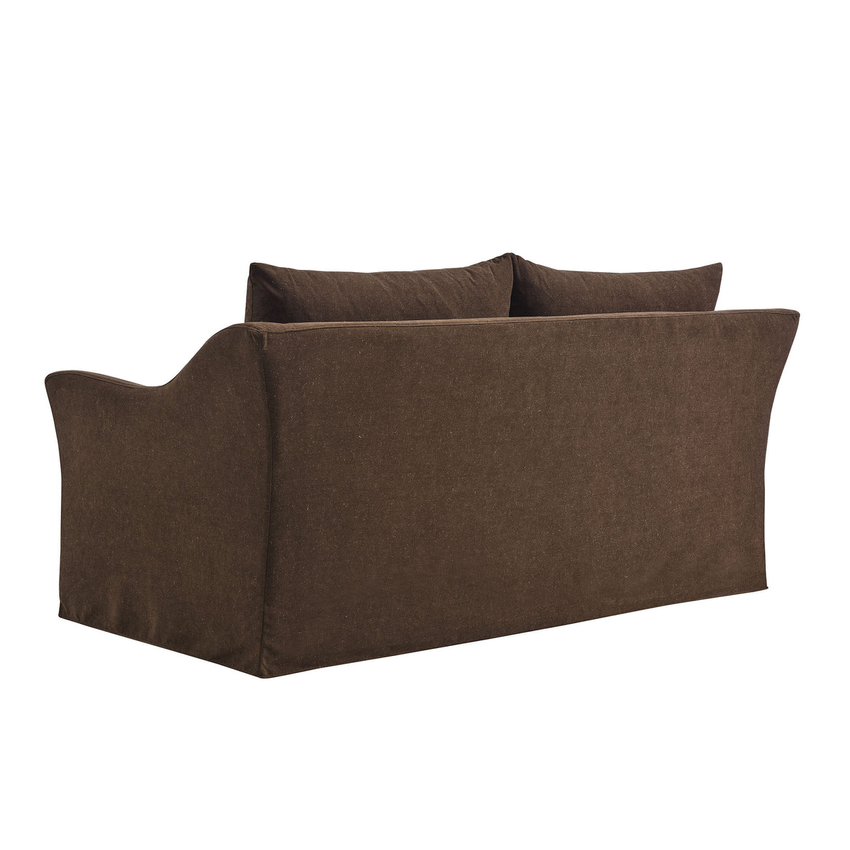 Somerset 70" Linen Blend Slipcovered Loveseat - Cocoa