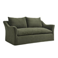 Somerset 70" Linen Blend Slipcovered Loveseat - Sage