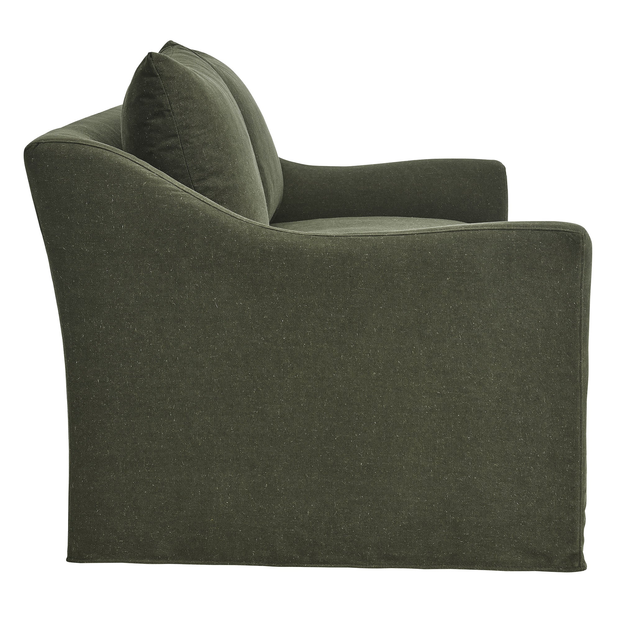 Somerset 70" Linen Blend Slipcovered Loveseat - Sage
