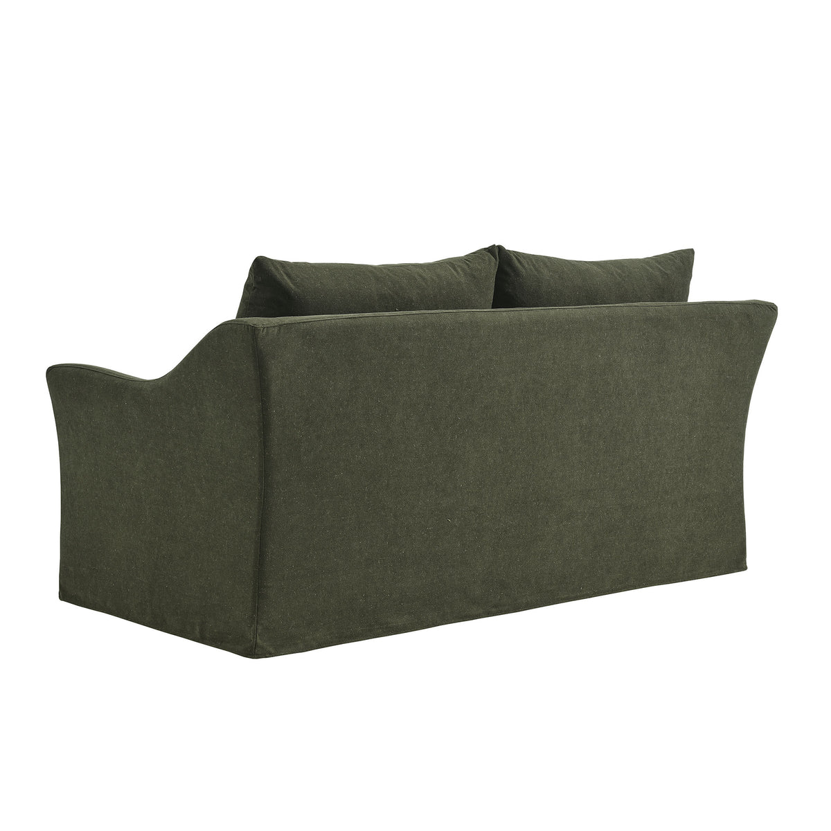 Somerset 70" Linen Blend Slipcovered Loveseat - Sage
