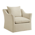 Somerset Linen Blend Slipcovered Armchair