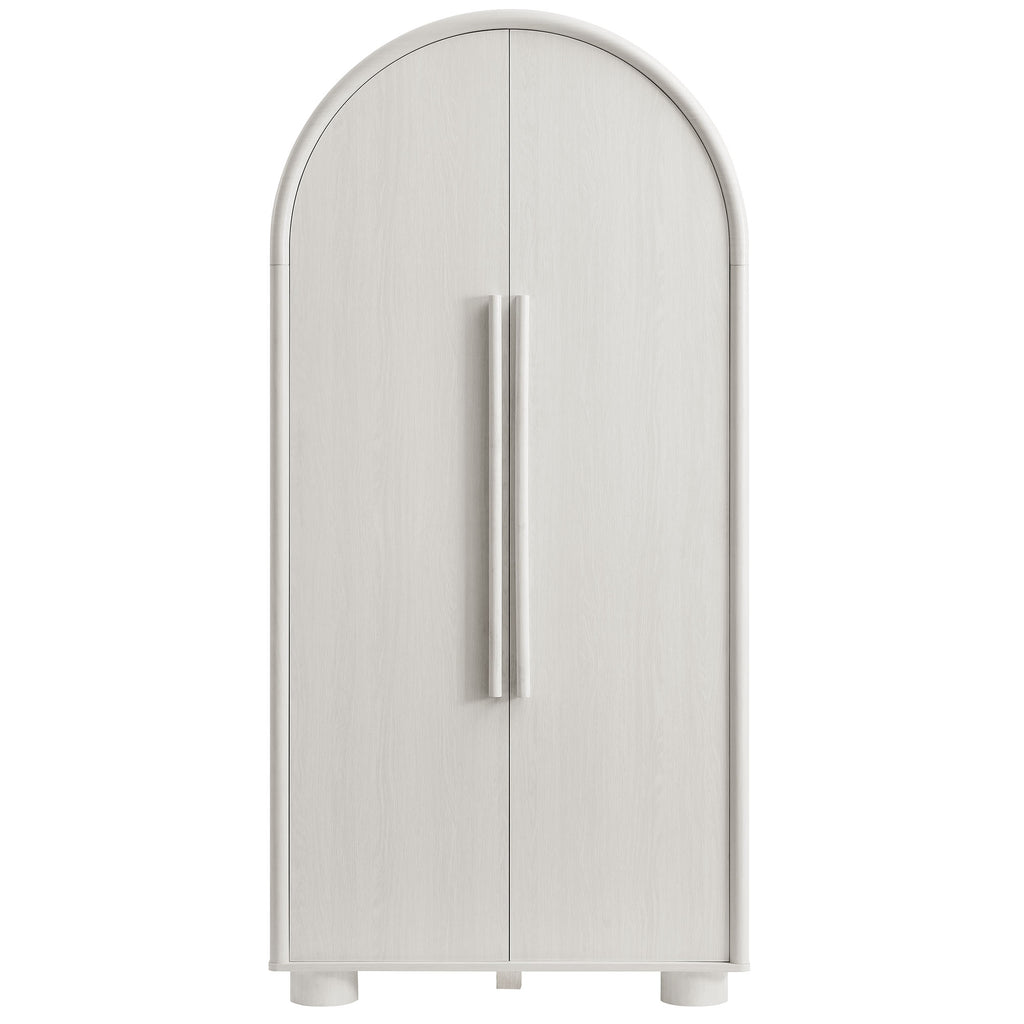 Bellamy Tall Arched Storage Cabinet - Ash