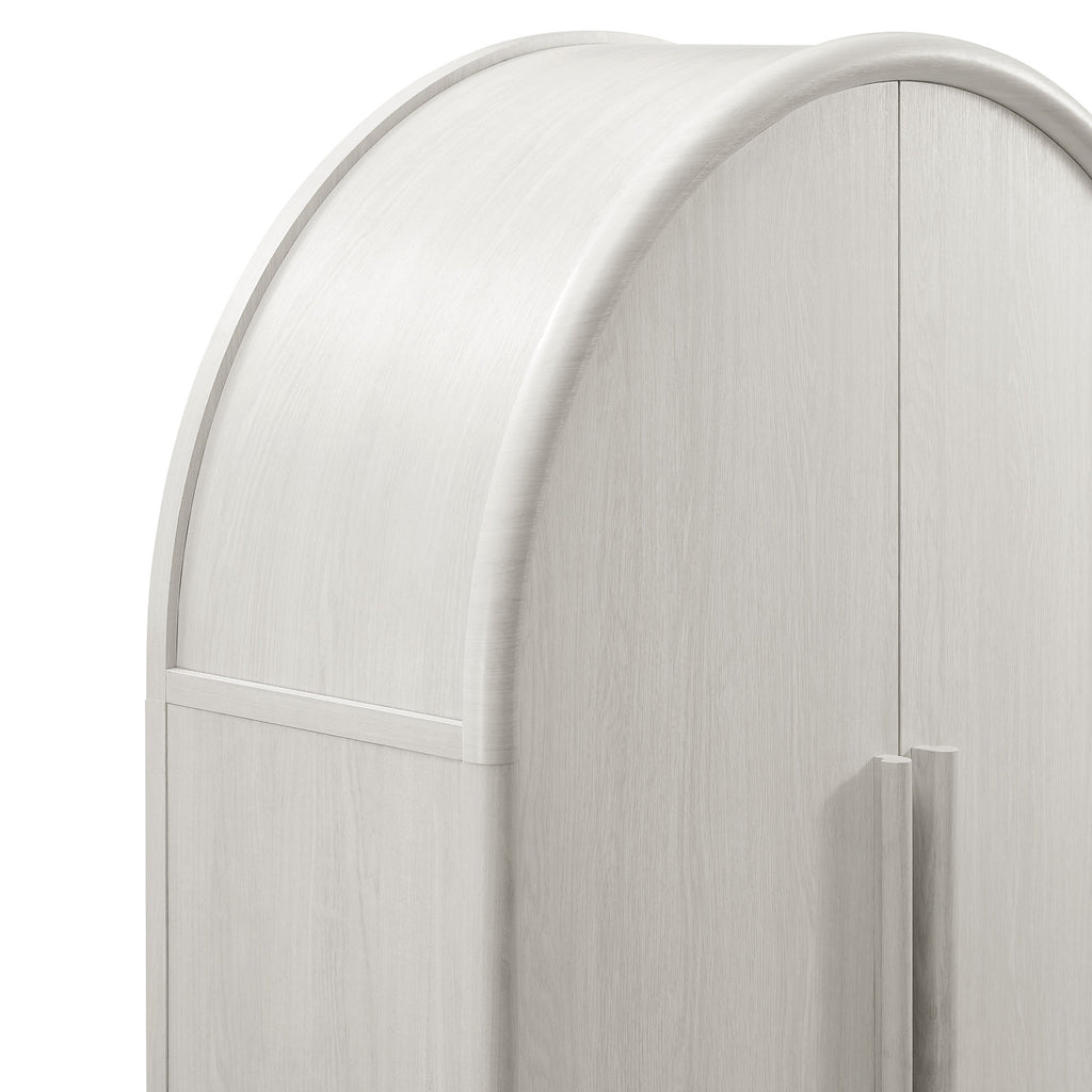 Bellamy Tall Arched Storage Cabinet - Ash