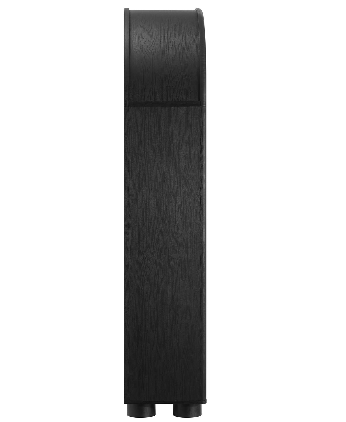 Bellamy Tall Arched Storage Cabinet - Black