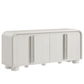 Bellamy Curved 4-Door Sideboard Cabinet - Ash
