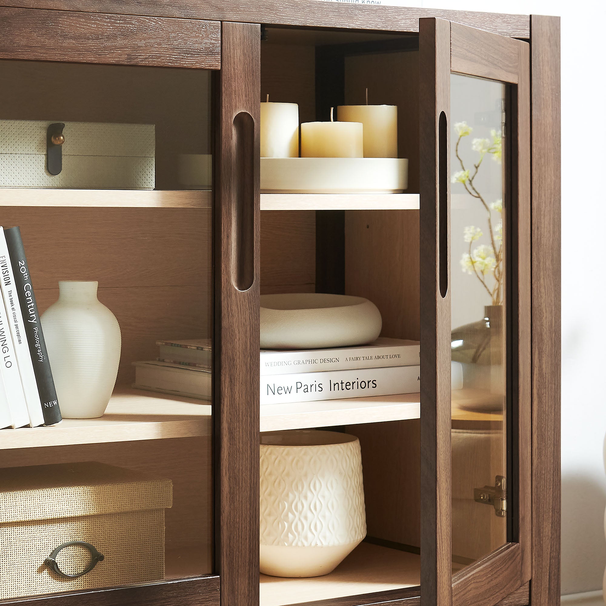 Nell 36" Accent Cabinet - Walnut