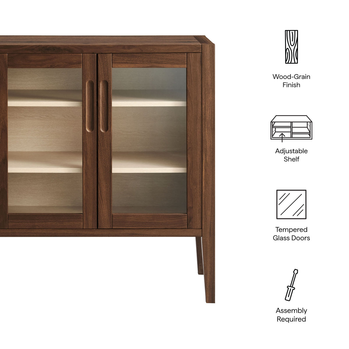Nell 36" Accent Cabinet - Walnut