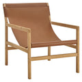 Sonora Leather Sling Chair - Chestnut Tan